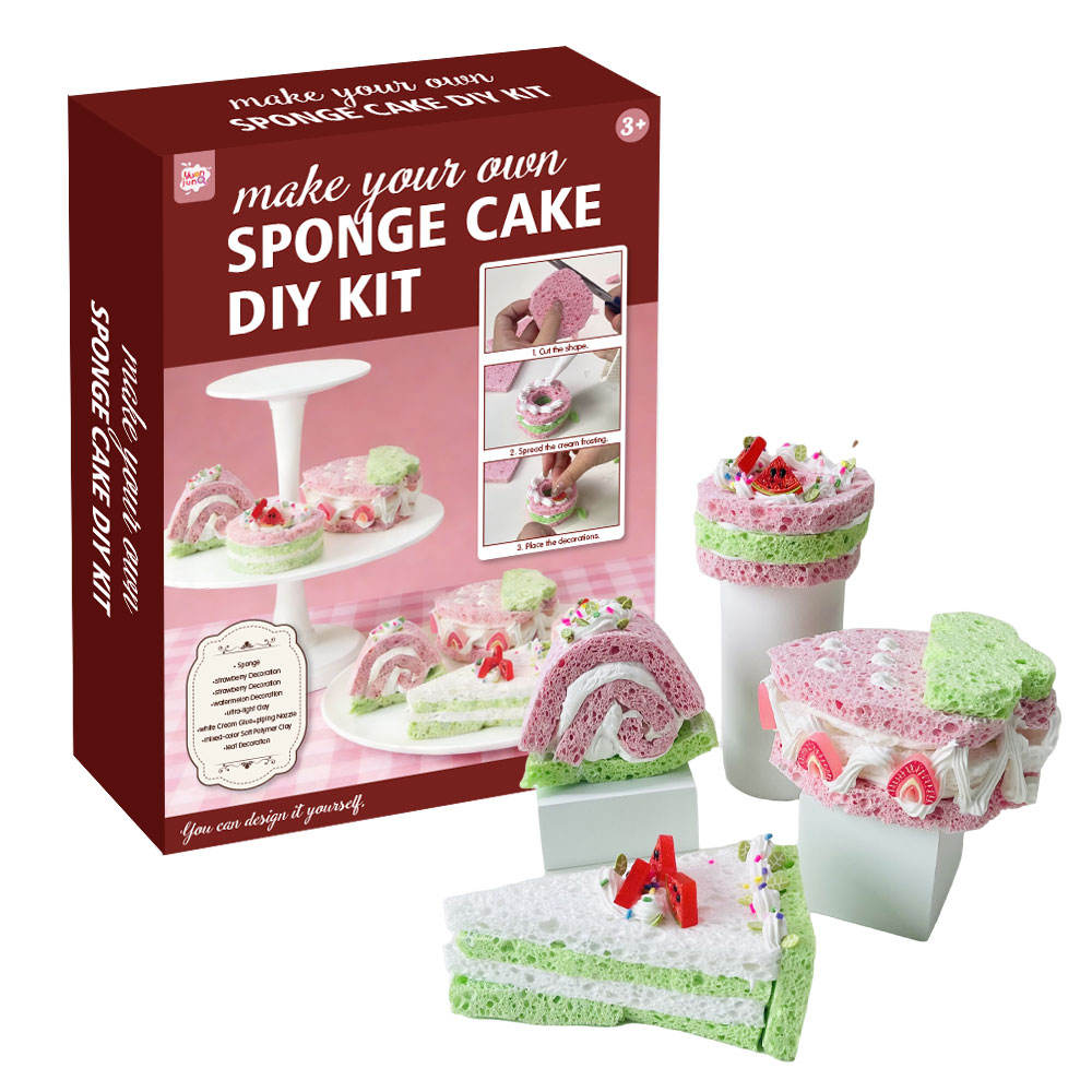 ของเล่นครัวโฟมจำลองสำหรับเด็ก - เค้กสตรอว์เบอร์รี