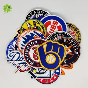 Wholesale Iron On Sports Team Series Jersey Basketball Embroidery Patches For Factory trucker patch iron on for hats