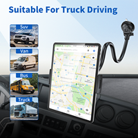 Support de tablette pour voiture APPS2Car, support pour iPad, camion, bras long, extension, ventouse puissante, support de pare-brise pour iPad Pro Air de 7 à 11 pouces