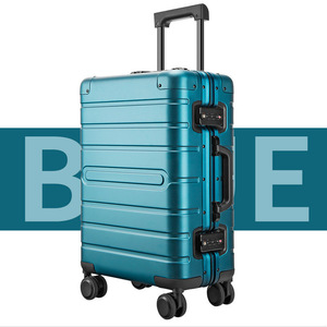 Ensemble de Bagages 2022 avec Roues Universelles, <span class=keywords><strong>Valise</strong></span> Cabine Métallique 20 Pouces, Lot de 3 Valises et Sacs de Voyage - Product Image 4