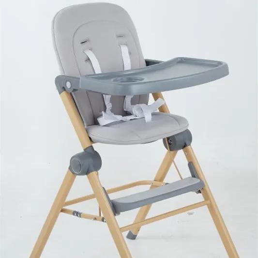 เก้าอี้สูงสำหรับเด็กเก้าอี้รับประทานอาหารปรับได้เก้าอี้สูงให้อาหารเด็กแบบพกพาทำจากพลาสติก