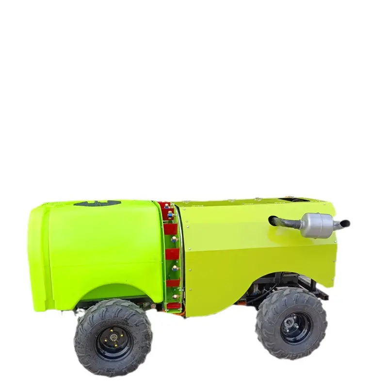 Spruzzatore agricolo a quattro ruote motrici con telecomando semovente, conveniente ed efficiente