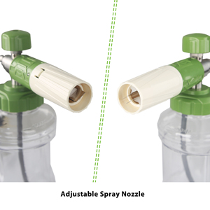 Mới rửa xe bọt pháo đầy đủ 304 thép không gỉ <span class=keywords><strong>Lance</strong></span> 1/4 "QC với điều chỉnh tuyết bọt <span class=keywords><strong>Lance</strong></span> chai trong suốt - Product Image 3