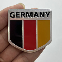 Autocollant de voiture personnalisé en alliage d'aluminium, emblème métallique gaufré, auto-adhésif, étanche, badge décoratif OEM ODM