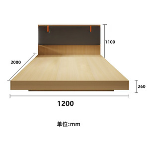 ชุดห้องนอนโรงแรมแบบเดี่ยวหรือสองขนาดโครงเตียงไม้แข็งพร้อม nightstand ผู้ผลิตเตียงโรงแรมราคาถูก - Product Image 4