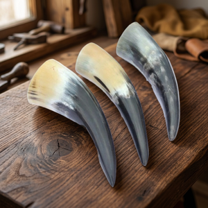 High Quality Carved Eco-Friendly Organic Material Love Theme Polished Buffalo Drinking Horn B.S INTERNATIONAL Manufacturer Uttar - Product Image 1