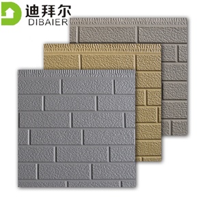 Panneaux muraux isolés en polyuréthane, construction sandwich, imperméables, ignifuges, insonorisants - Product Image 6