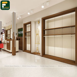 Expositor de Moda Premium con Textura de Piedra, Armario para Colgar Prendas, Área de Exhibición Distintiva - Product Image 2