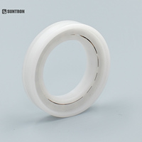 Roulement à billes en céramique POM avec boule ZrO2 et protection anti-poussière D15-D50 CNC pour l'automatisation en salle blanche