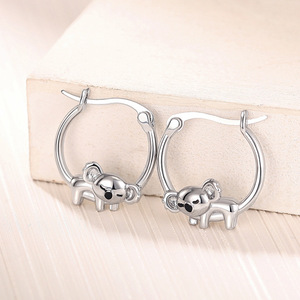 Cute Koala Earrings for Women Lovely Animal Design Daily Fashion Ear Jewelry - Product Image 3