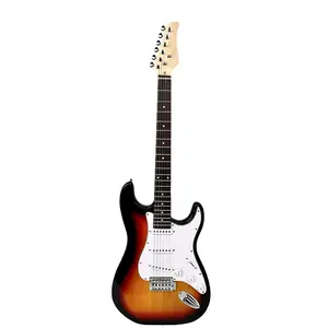 Fabrik OEM/ODM Sunburst Color ST E-Gitarre 6-saitige Kotflügel gitarre E-Gitarre Stratocaster