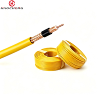 Câble coaxial de communication MSLYFYVZ-75-9 RF pour mines, 75 Ohm, isolation PE, ignifuge, à fuite radiofréquence