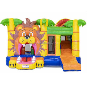 <span class=keywords><strong>Castillo</strong></span> Inflable Combo Comercial Hupfburg con Soplador, Diseño <span class=keywords><strong>Rey</strong></span> León, Precio Bajo - Product Image 1