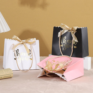 DAMAI Articoli per Feste di <span class=keywords><strong>Compleanno</strong></span>, Sacchetti Regalo <span class=keywords><strong>Rosa</strong></span>, Bianchi e Neri <span class=keywords><strong>con</strong></span> Nastro e Manico, Buste di Carta per Matrimoni e Compleanni - Product Image 5