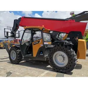 China porto maquinaria 17m 5ton telescópico forklift sth1056a 10000lb handler telefone