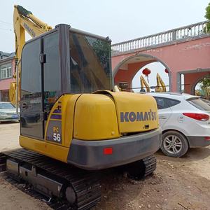 Komatsu PC56 Mini excavadora sobre orugas 5,6 toneladas gran estado usado Caterpillar bomba Motor Core Japón venta - Product Image 2