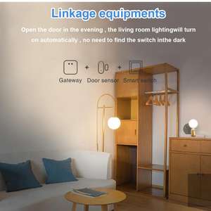 Capteur <span class=keywords><strong>de</strong></span> porte/fenêtre intelligent Tuya WiFi, compatible Alexa et <span class=keywords><strong>Google</strong></span>, contrôle vocal 4G, alerte sonore, notifications d'application, maison et hôtel, batterie - Product Image 5