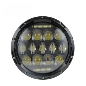 ไฟสปอร์ตไลท์มอเตอร์ไซค์ LED 7 นิ้ว เลนส์ 5D 75W 24V 3500 ลูเมนส์ 6000K ฮาโล ไฟสูง/ต่ำ สำหรับรถ SUV ใช้ได้กับรถทั่วไป - Product Image 3