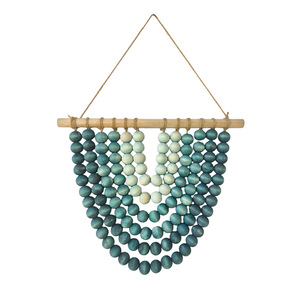 Nuovo Decorazione da <span class=keywords><strong>Parete</strong></span> con <span class=keywords><strong>Perline</strong></span> Sfumate Blu |   Decorazione per Casa e Pensione in Corda <span class=keywords><strong>di</strong></span> Canapa Nordica con <span class=keywords><strong>Perline</strong></span> in Legno - Product Image 5