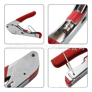 Herramienta de crimpado de cables Mr Drill de 138 mm, 23 AWG, de acero al carbono, de entrada frontal, para Mini UHF RG59 RG62 - Product Image 4