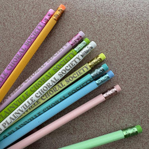 Promotion Business School Geschenk Benutzer definiertes Logo Gedruckte Premium-Bleistift stifte für Studenten Netter lila Bleistift - Product Image 6