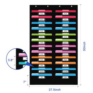 Organizador de Archivos Colgante de Pared con 24 Bolsillos para Aula y Oficina, Organiza Tareas con Tabla de Almacenamiento con Bolsillos - Product Image 2