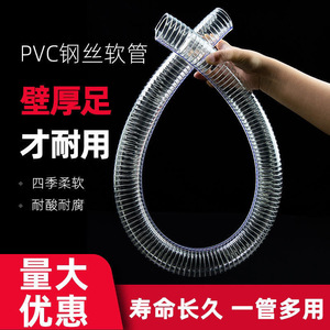 สายดูดน้ำแรงดันสูง Fenghe PVC เสริมลวดเหล็ก ขนาดเส้นผ่านศูนย์กลางภายใน 110 มม. สำหรับท่อระบายน้ำและท่อน้ำประปา - Product Image 2