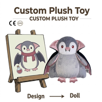 Oreiller en peluche personnalisé pour Halloween, fabrication OEM, oreiller décoratif ours effrayant et mignon, fabricant de jouets en peluche sur mesure pour cadeaux en gros