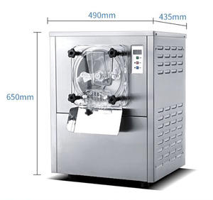 Machine à glaces artisanales professionnelle, machine à gelato, machine à glaces dures, nouvelle célébrité d'Internet - Product Image 4