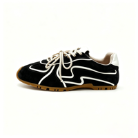 Chaussures décontractées tendance rétro en cuir de vachette véritable pour femmes, baskets vintage confortables, chaussures de skate