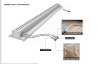Lumières de grange à bétail IP66 LED avec système de contrôle intelligent Lumière de volaille à LED pour une utilisation à la ferme avec 5 ans de garantie