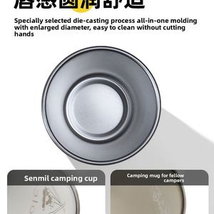 304 Stainless Steel Cup Outdoor <b>Camping</b> Mug Travel Portable Food Grade Direct Drink Beer Tumbler - Product Image 4