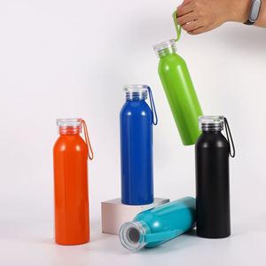 Botella Deportiva de Aluminio, Portátil, Gran Capacidad, para Viajes y Montañismo, con Tapa y Correa, Apta para Agua Hirviendo - Product Image 3
