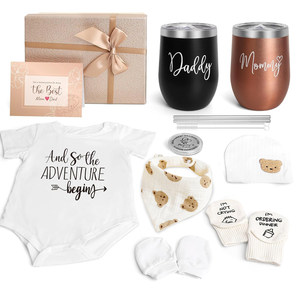Set de Regalo para Bebé Recién Nacido Directo de Fábrica para Baby Shower, Fiesta de Bienvenida, Revelación de Género, Regalo para <span class=keywords><strong>Padres</strong></span> Primerizos, Logotipo Personalizado, Venta al Por Mayor - Product Image 2