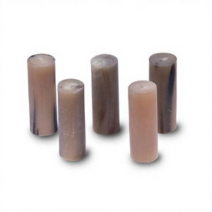 Rouleau de corne de buffle naturelle polie de haute qualité pour poignées de couteaux personnalisées étanches, pointe de corne style animalier ZH TRADERS - Product Image 1