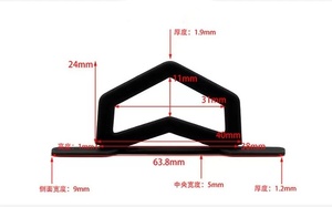 Tùy chỉnh ép phun nhựa Euro móc cho bao bì hiển thị cho túi nhựa móc - Product Image 3