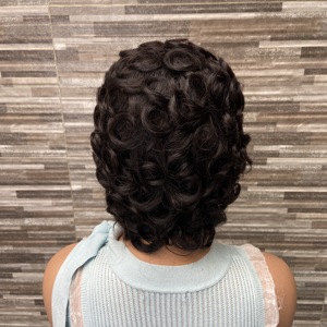 Venta al por mayor <span class=keywords><strong>de</strong></span> pelucas <span class=keywords><strong>de</strong></span> cabello humano Remy brasileño <span class=keywords><strong>de</strong></span> corte pixie corto para mujeres negras, barato sin encaje hecho a máquina corte pixie - Product Image 5