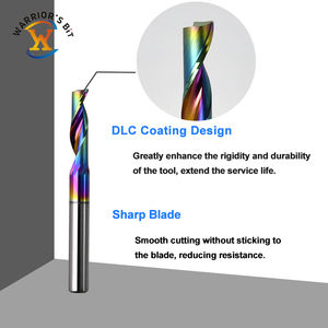 CNC <span class=keywords><strong>Router</strong></span> tráng <span class=keywords><strong>3.175mm</strong></span> 4mm 6mm 8mm Shank tungsten carbide End phay Cutter duy nhất huy hiệu công cụ bit cho nhôm - Product Image 3