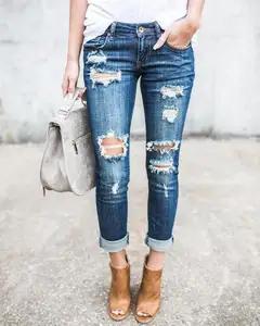 Hoge Kwaliteit Dames Jeans Mode Sexy Gat Jeans Broek Zomer Nieuwe Stijl Vrouwen Jeans