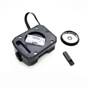 Boussole tactique métallique à pointeur lumineux portable, antichoc, étanche, haute précision, style nautique, pour situations d'urgence - Product Image 4