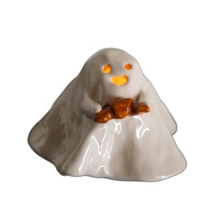 Portavelas de Cerámica Hecho a Mano, Diseño de Fantasma de Halloween, Bonito y Acogedor, para Fogata - Product Image 4