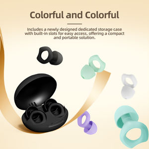 سدادات أذن عالية الجودة قابلة لإعادة الاستخدام من السيليكون لتقليل الضوضاء عزل سدادات الأذن لحماية السمع سدادات النوم - Product Image 5