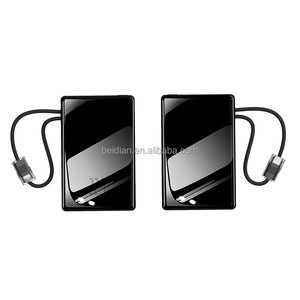 Power Bank Li-Polymer da 20000mAh con Ricarica Rapida PD 22.5W, Cavi USB-C Integrati, Display LED, Caricabatterie Portatile OEM per iPhone Samsung - Product Image 1