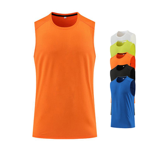 Custom Running Training Shirt Breathable Quick Dry Outdoor Sleeveless Tank <b>Top</b> Fitness <b>Reflective</b> Men's Vest - Product Image 5
