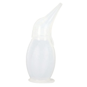 Aspirateur nasal en forme de pingouin pour bébé, nettoyeur de nez pour nourrissons, pointe souple, conception de sécurité - Product Image 3
