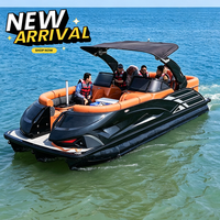 Bateau ponton Kinocean, fournisseur vérifié, série sport S-22A, bateau de luxe à grande vitesse avec moteur hors-bord pour 12 passagers, Australie, États-Unis