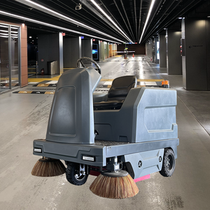 Big industrial Street Electric ride on Street Road Truck barredoras de calles machine auto artred floor scrubber Sweeper - Product Image 2