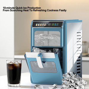 Machine à glaçons électrique automatique en acier inoxydable, faible niveau sonore, 12 kg/24h, glaçons en forme de croissant, <span class=keywords><strong>5</strong></span> épaisseurs, pour hôtels et foyers - Product Image 5