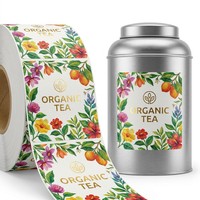Étiquettes en vinyle personnalisées résistantes aux rayures et aux UV, autocollantes avec dorure à chaud pour cosmétiques, soins de la peau, pots de miel, thé