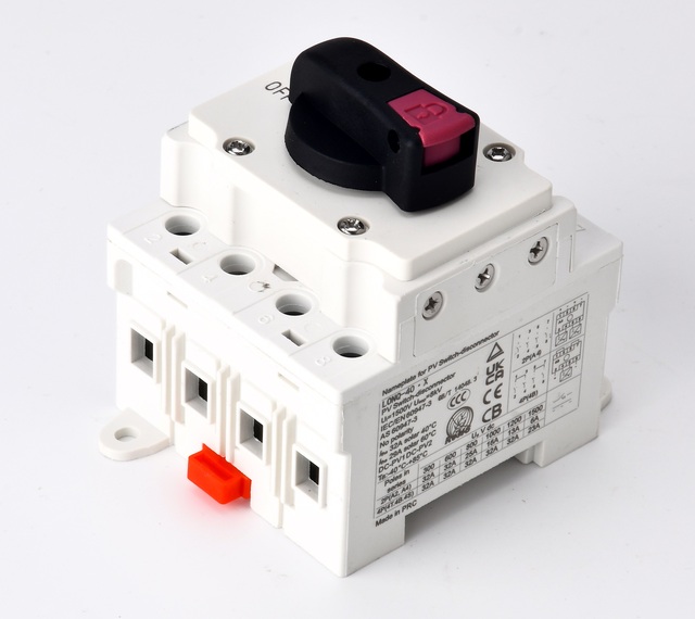 CYDUN CYD1-40-X Plastic PV Switch-disconnector OEM ODM DC Isolator Switch Combiner Box Lockable Rotary Handle Solar Disconnect